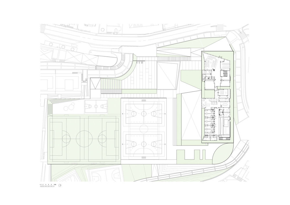 西班牙圣塞巴斯蒂安 Aldapeta María Ikastetxea 学校 | 现代教育建筑的典范