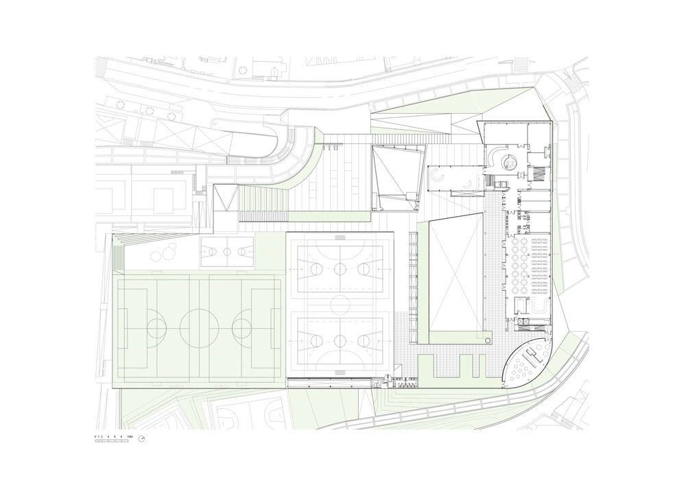 西班牙圣塞巴斯蒂安 Aldapeta María Ikastetxea 学校 | 现代教育建筑的典范