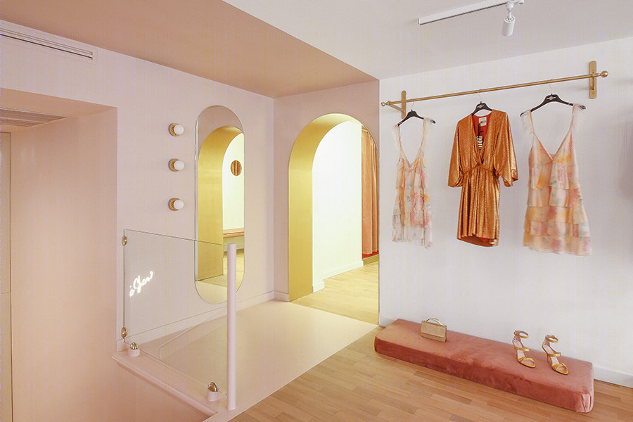 简约 pop 风，意大利 Palermo 女性服装店设计