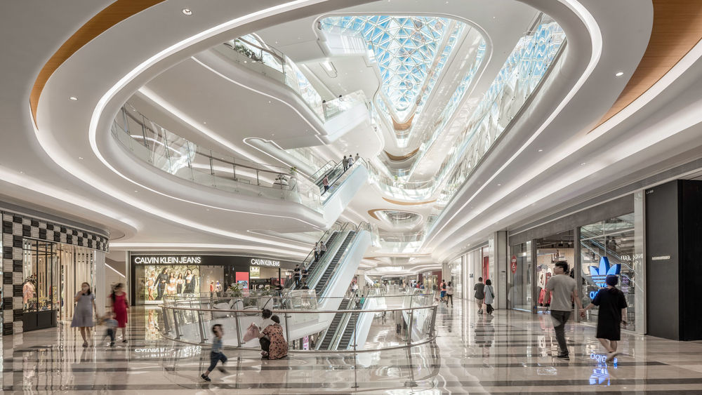 深圳 Uniwalk 购物中心——灵动水韵，现代商业空间