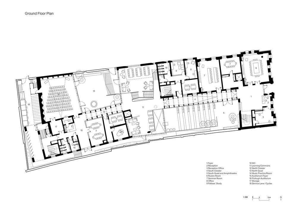 牛津大学Exeter学院扩建 英国｜Alison Brooks Architects (ABA)