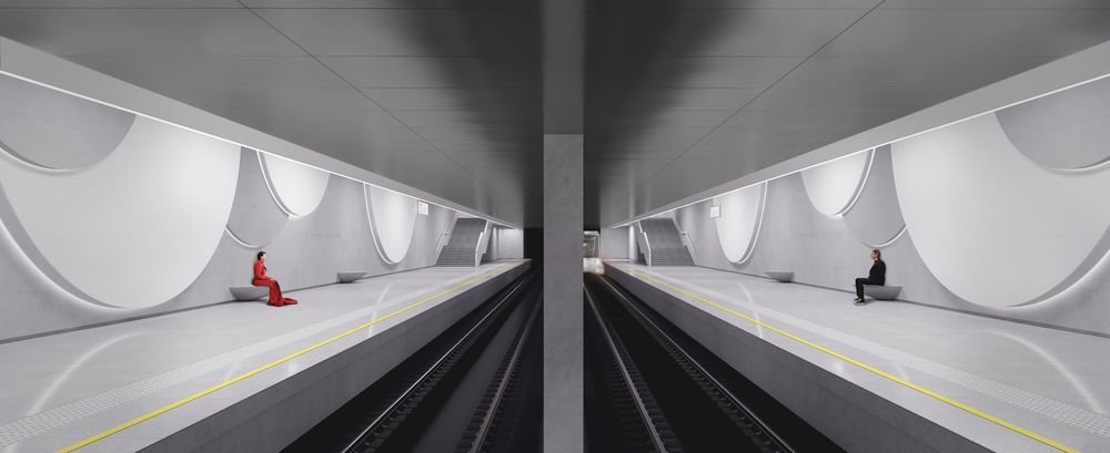 IND 建筑师 | 莫斯科地铁站 | 克列诺夫斯基大道站概念设计