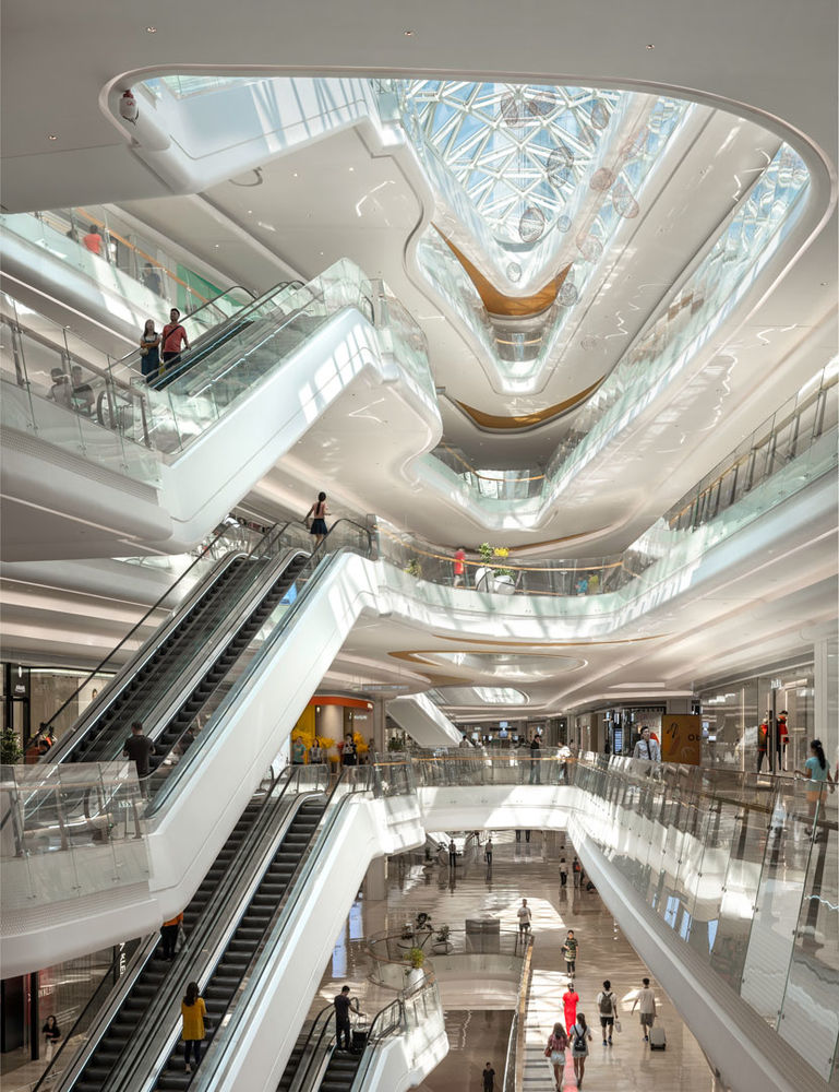 深圳 Uniwalk 购物中心——灵动水韵，现代商业空间