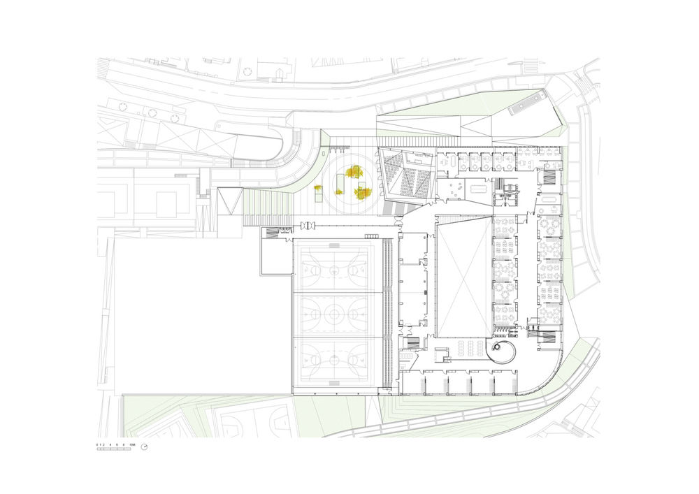 西班牙圣塞巴斯蒂安 Aldapeta María Ikastetxea 学校 | 现代教育建筑的典范