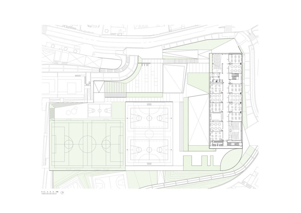 西班牙圣塞巴斯蒂安 Aldapeta María Ikastetxea 学校 | 现代教育建筑的典范