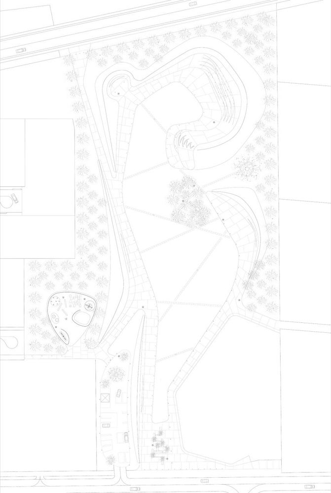 意大利白色邻里公园，塑造灵动公共空间