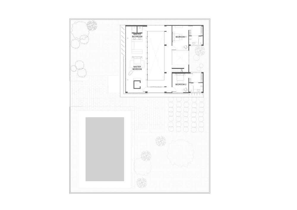 马尼拉特新房子 (2020) | 室内外融合的城市别墅