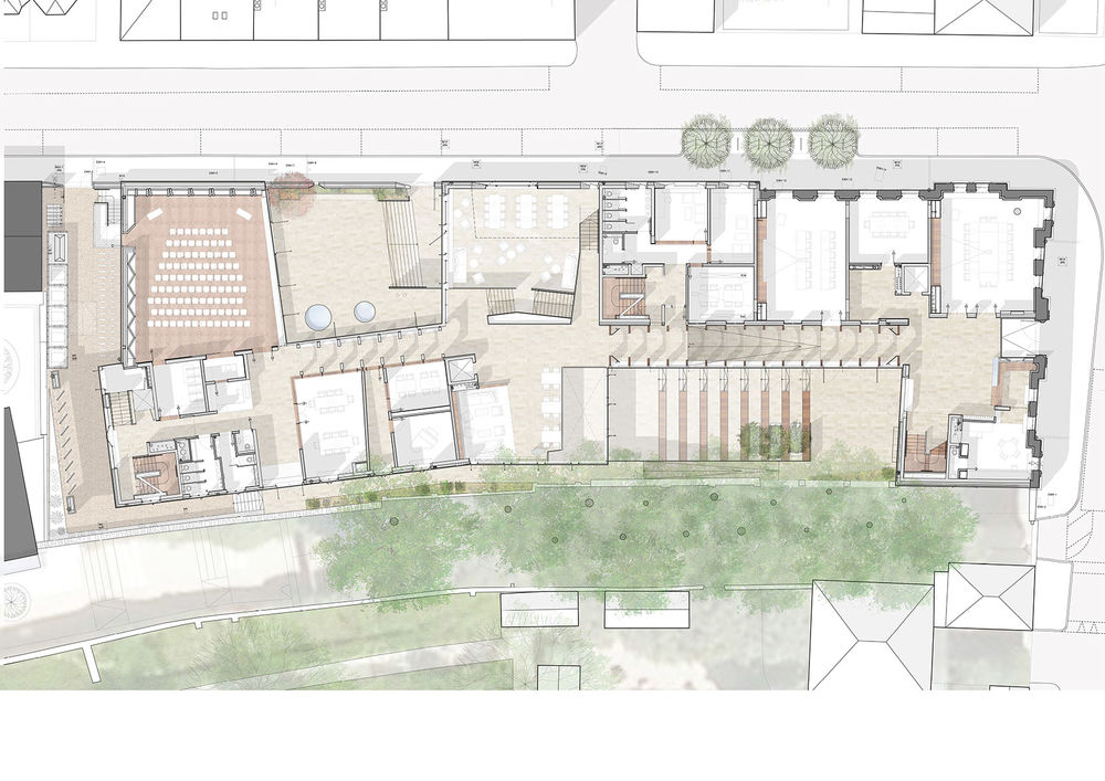 牛津大学Exeter学院扩建 英国｜Alison Brooks Architects (ABA)