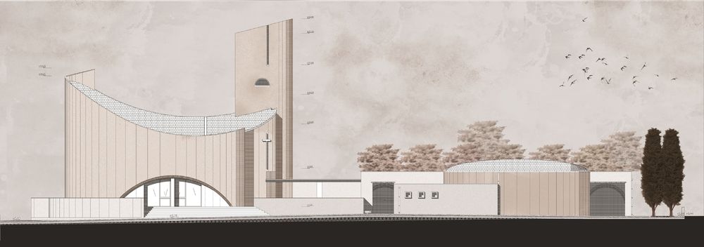 教堂建筑的现代演绎——圣拉斐尔副教堂设计