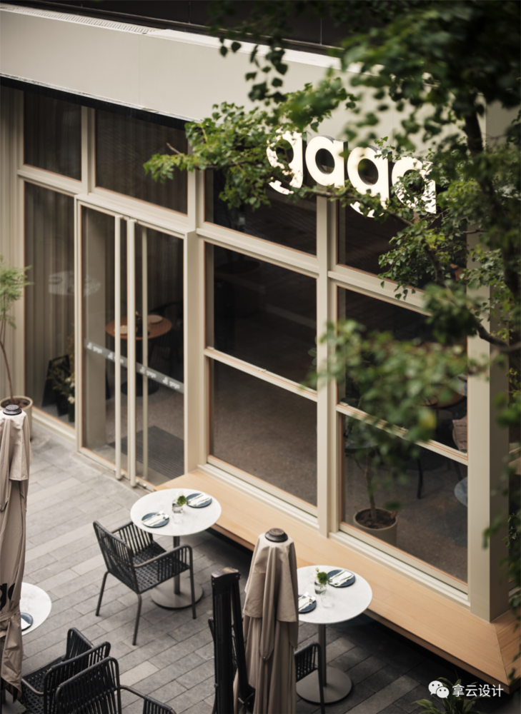 南京万象天地，gaga 餐厅 | 古城中的静谧花园
