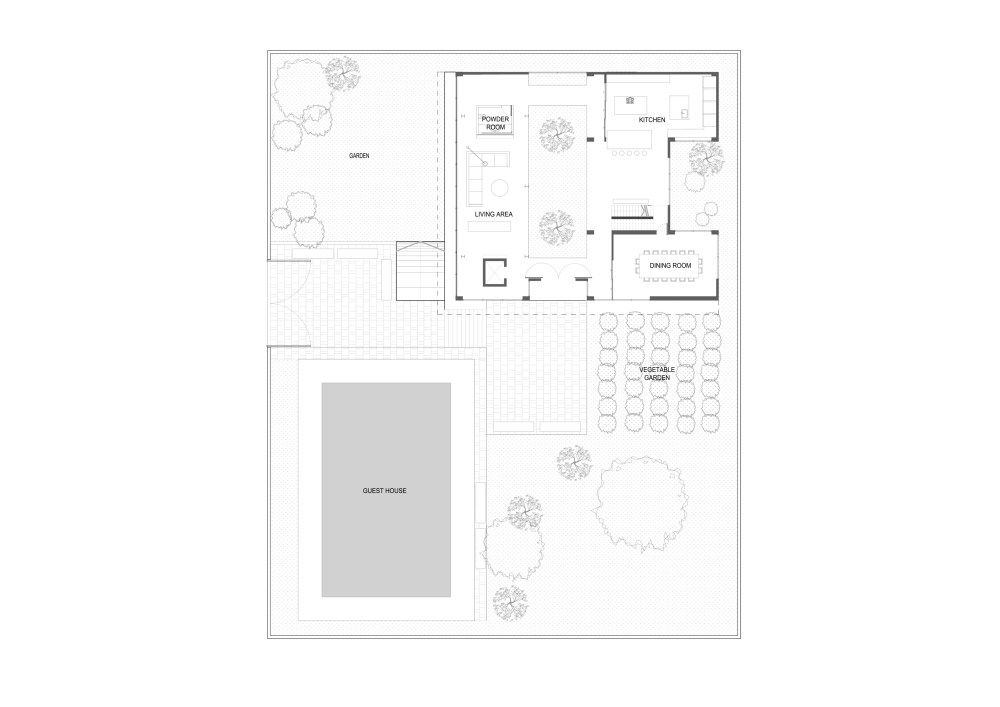 马尼拉特新房子 (2020) | 室内外融合的城市别墅