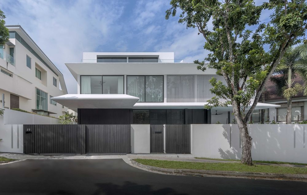 新加坡三角住宅 | 明建筑师诠释现代优雅生活