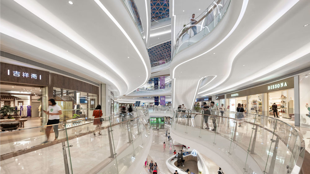 深圳 Uniwalk 购物中心——灵动水韵，现代商业空间