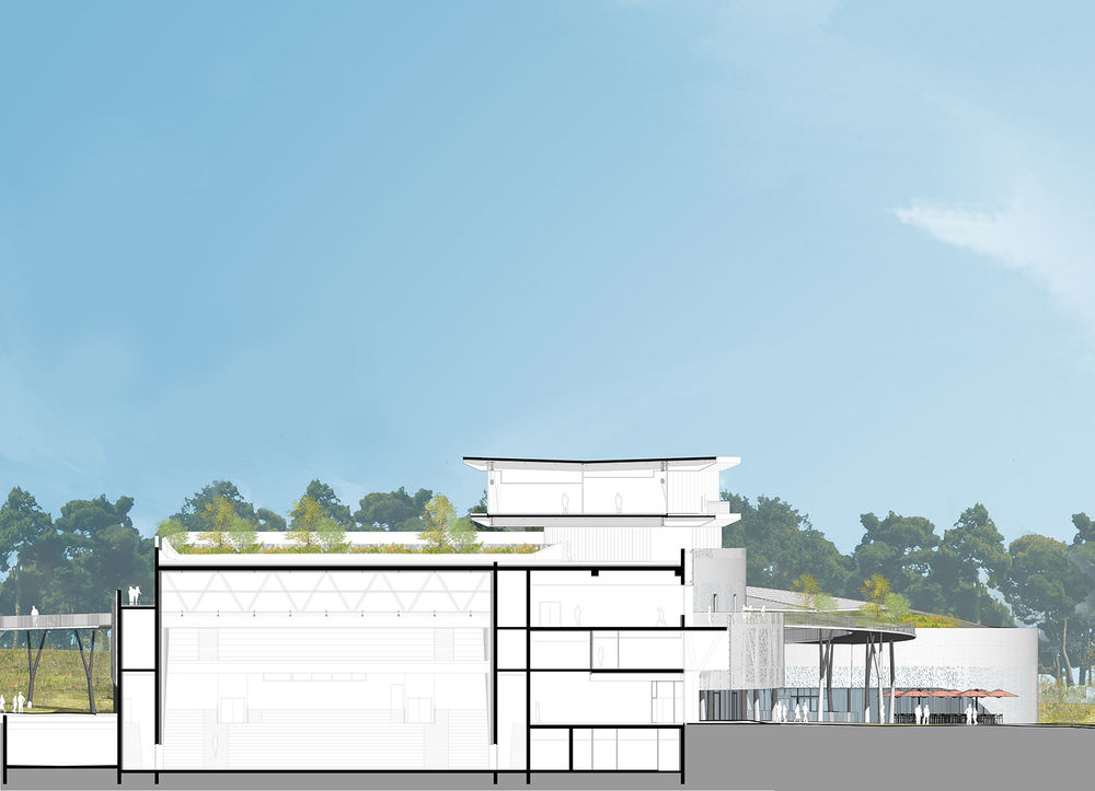 法国 Cap d’Agde 议会宫与赌场——连接陆地与海洋的立体步行广场
