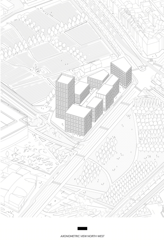 NOLISTRA Housing | 彩色城市岛屿，焕发生态活力