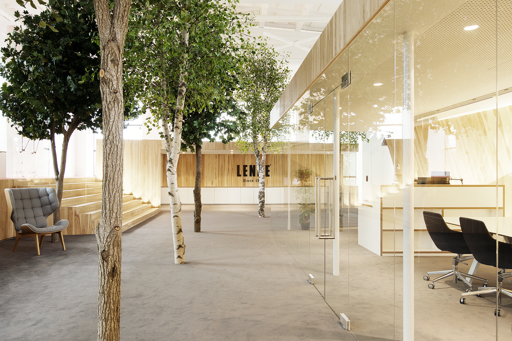 Lenne Office |  打造自然光线下的梦幻森林空间