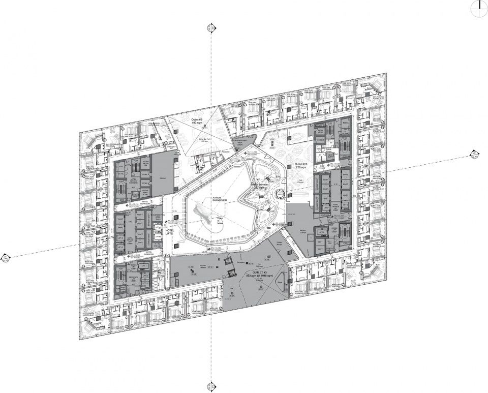 迪拜 ME 酒店 | 扎哈·哈迪德建筑事务所的流动空间设计