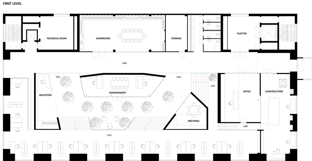 Lenne Office |  打造自然光线下的梦幻森林空间