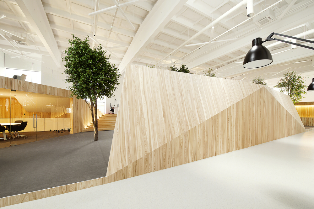 Lenne Office |  打造自然光线下的梦幻森林空间