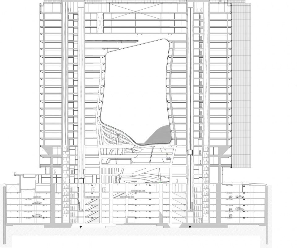 迪拜 ME 酒店 | 扎哈·哈迪德建筑事务所的流动空间设计