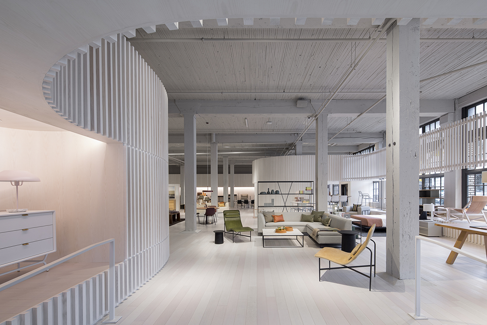 Blu Dot Showroom 改造，历史建筑的新生