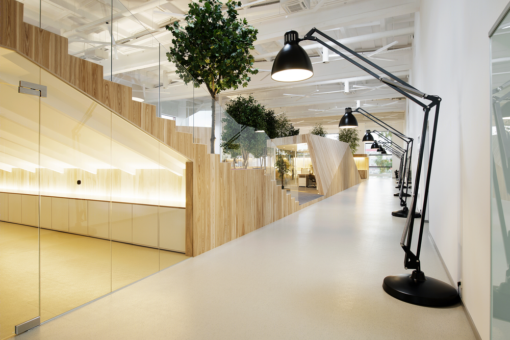 Lenne Office |  打造自然光线下的梦幻森林空间