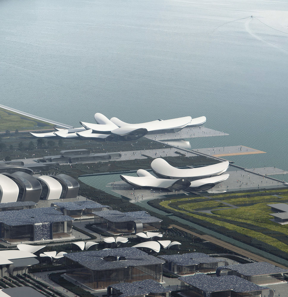 2030 年敖德萨世博会 | 扎哈·哈迪德建筑事务所的环保建筑设计