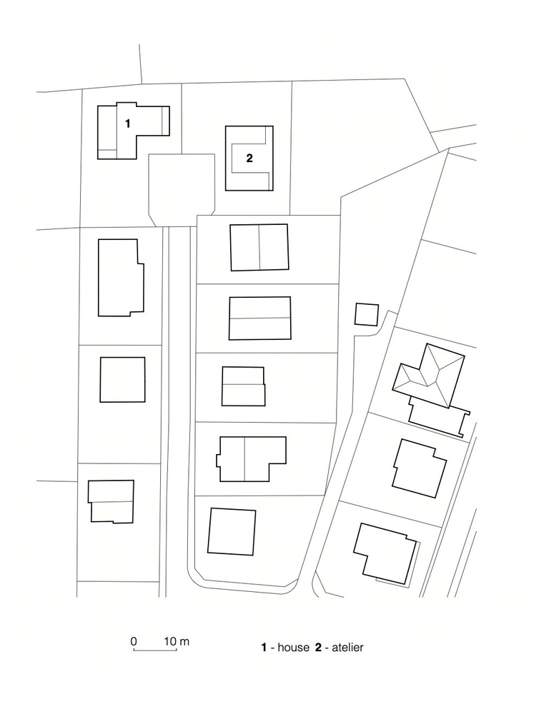 艺术家之家 | Krakow 郊区独立几何住宅