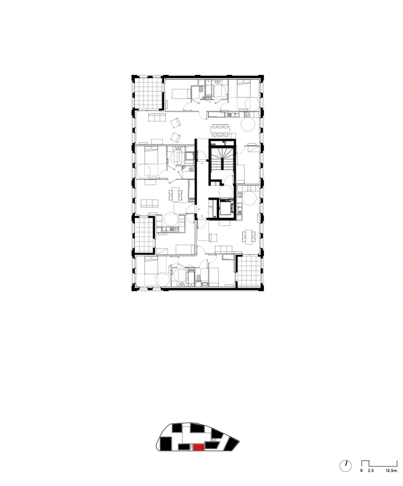 NOLISTRA Housing | 彩色城市岛屿，焕发生态活力
