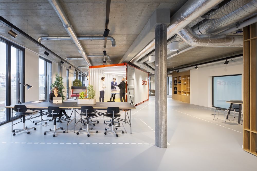 Losinger Marazzi 总部办公室_展示建筑实力的互动空间