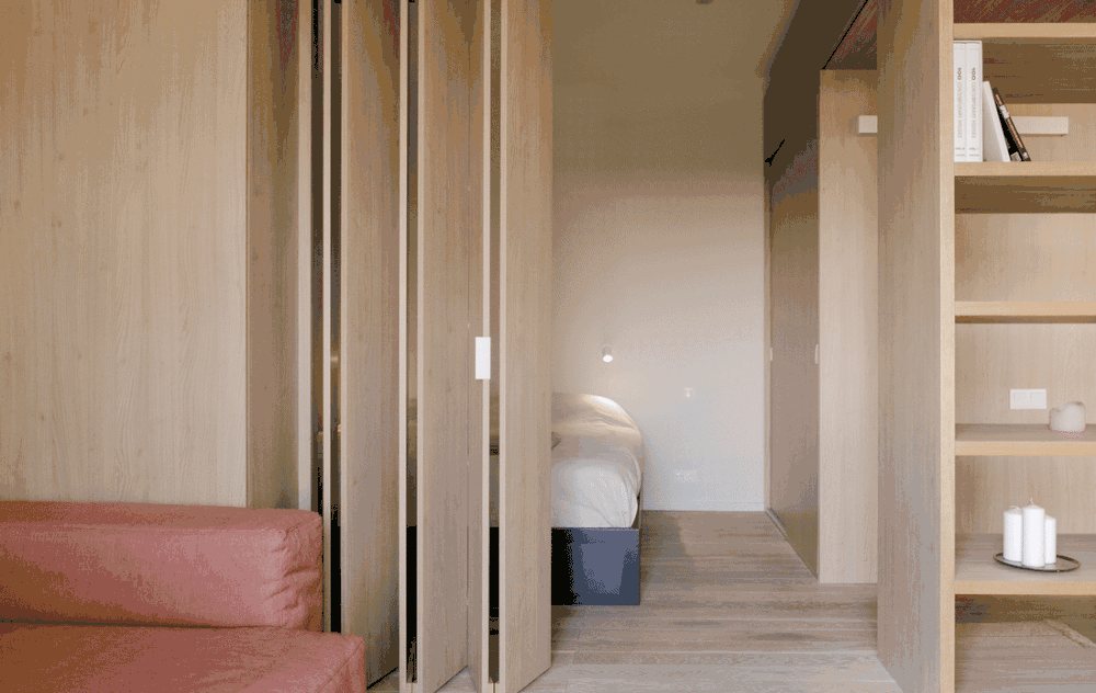 为年轻女子创建的一个45㎡小公寓 | Sivak+Partners