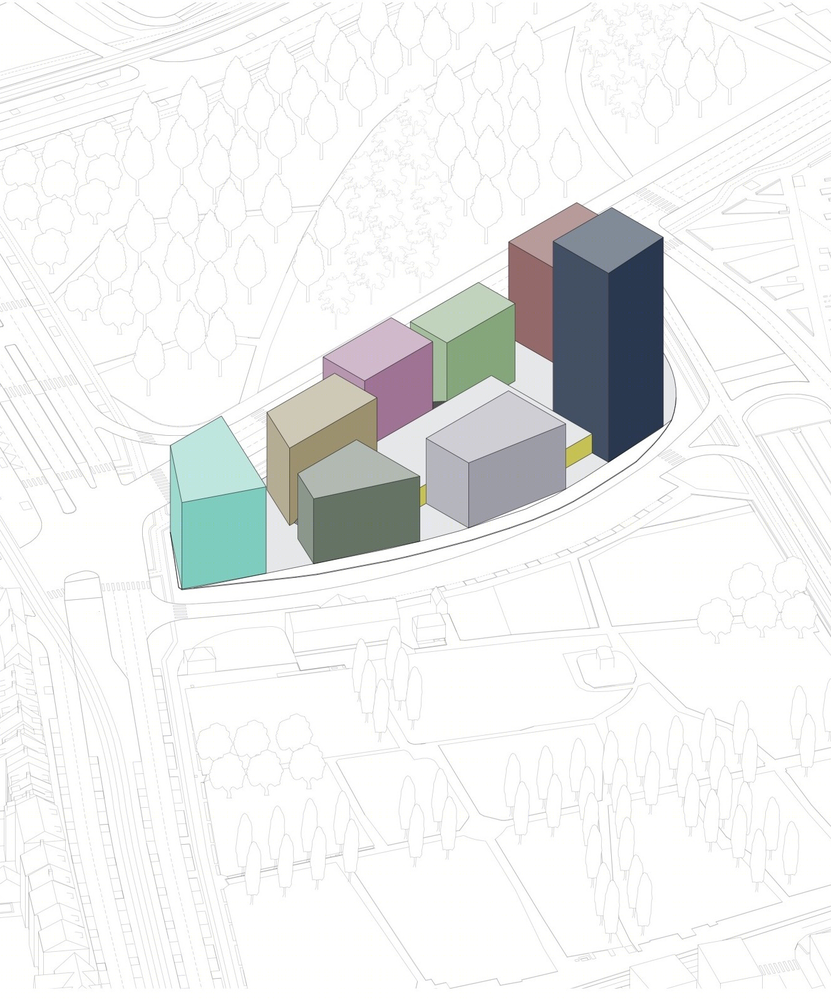 NOLISTRA Housing | 彩色城市岛屿，焕发生态活力
