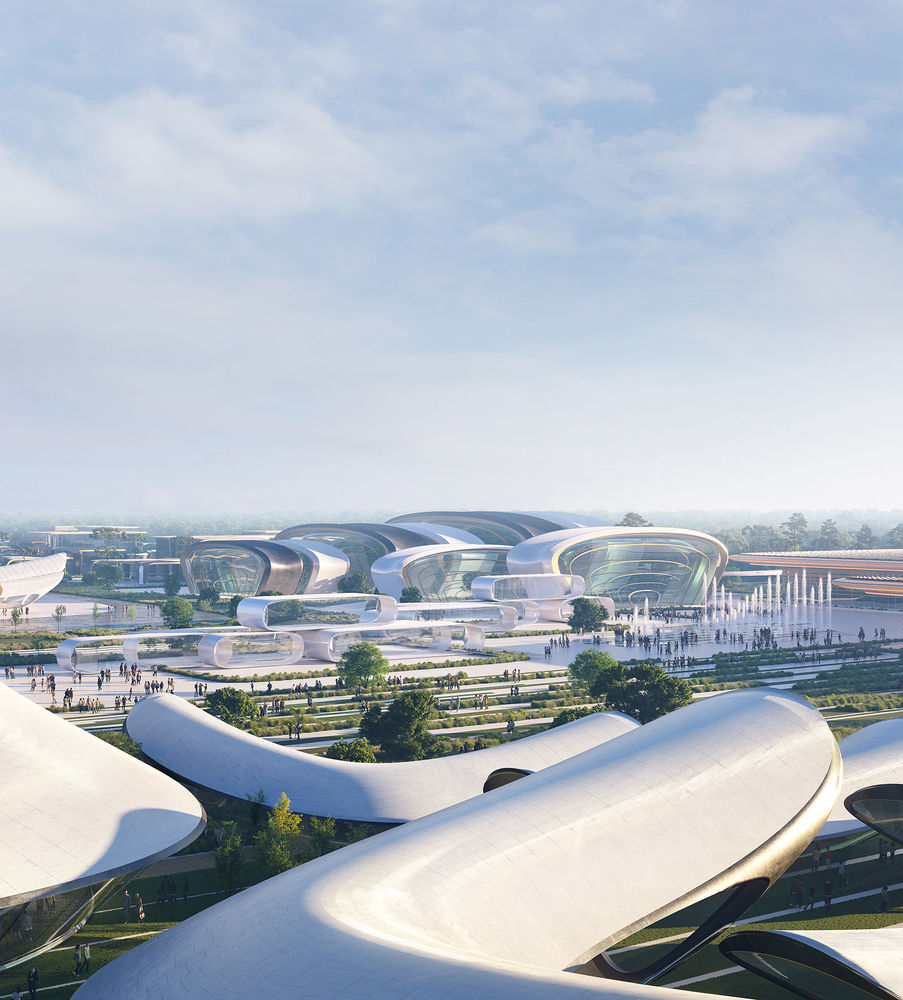 2030 年敖德萨世博会 | 扎哈·哈迪德建筑事务所的环保建筑设计