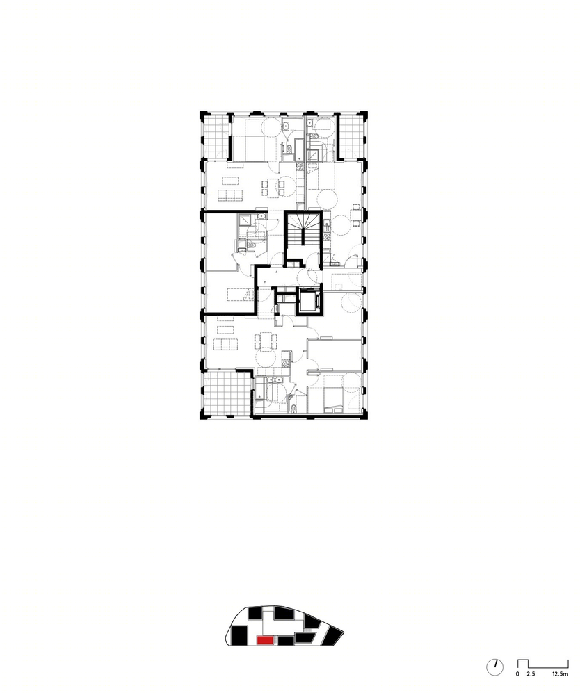 NOLISTRA Housing | 彩色城市岛屿，焕发生态活力