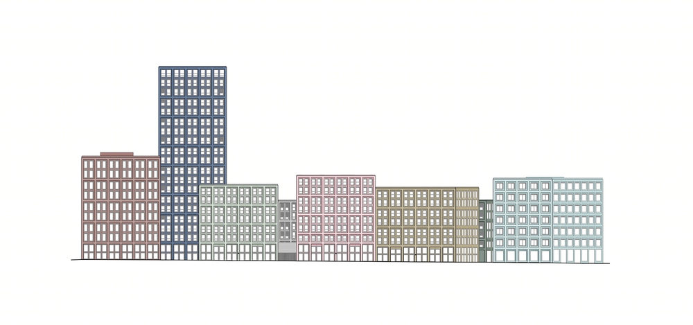 NOLISTRA Housing | 彩色城市岛屿，焕发生态活力