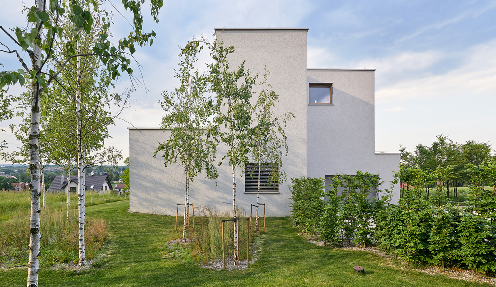 艺术家之家 | Krakow 郊区独立几何住宅