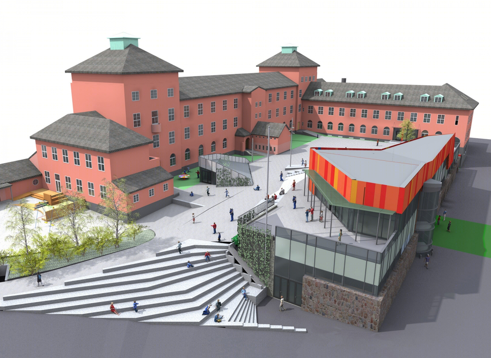 挪威 Ny Krohnborg 学校 | 社区活力中心的重生