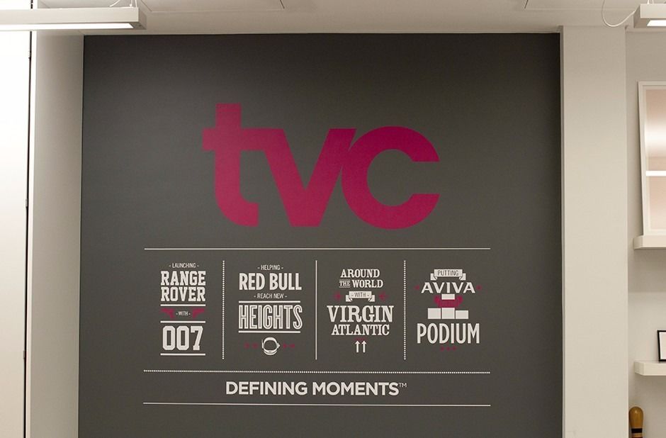 英国 TVC 公司办公室个性墙面设计