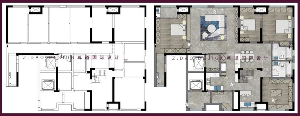 合肥旭辉花园老房翻新 | 现代风四室两厅，打造舒适宜居空间