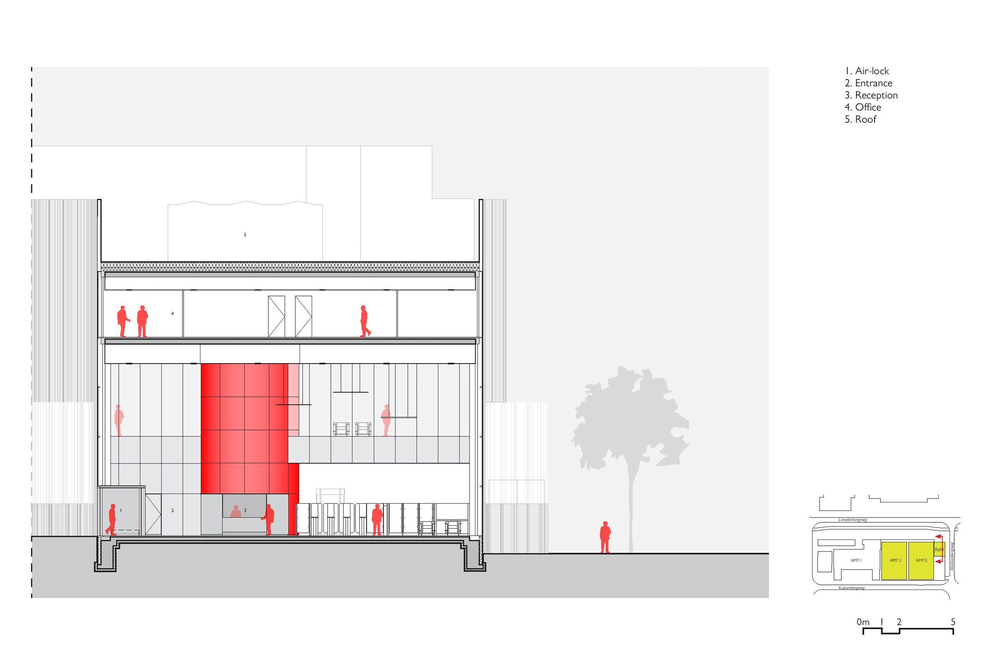 交互之舞 | Equinix Datacenter AM7 办公建筑