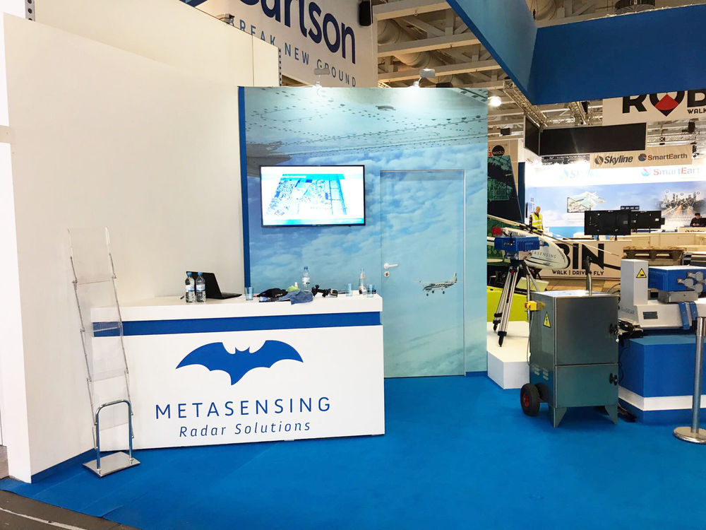 "Metasensing"雷达解决方案展台设计 | 简约实用，捕捉视线
