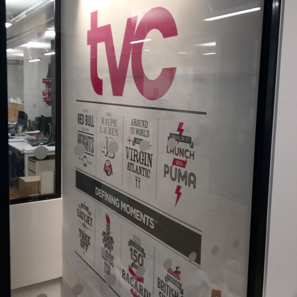 英国 TVC 公司办公室个性墙面设计