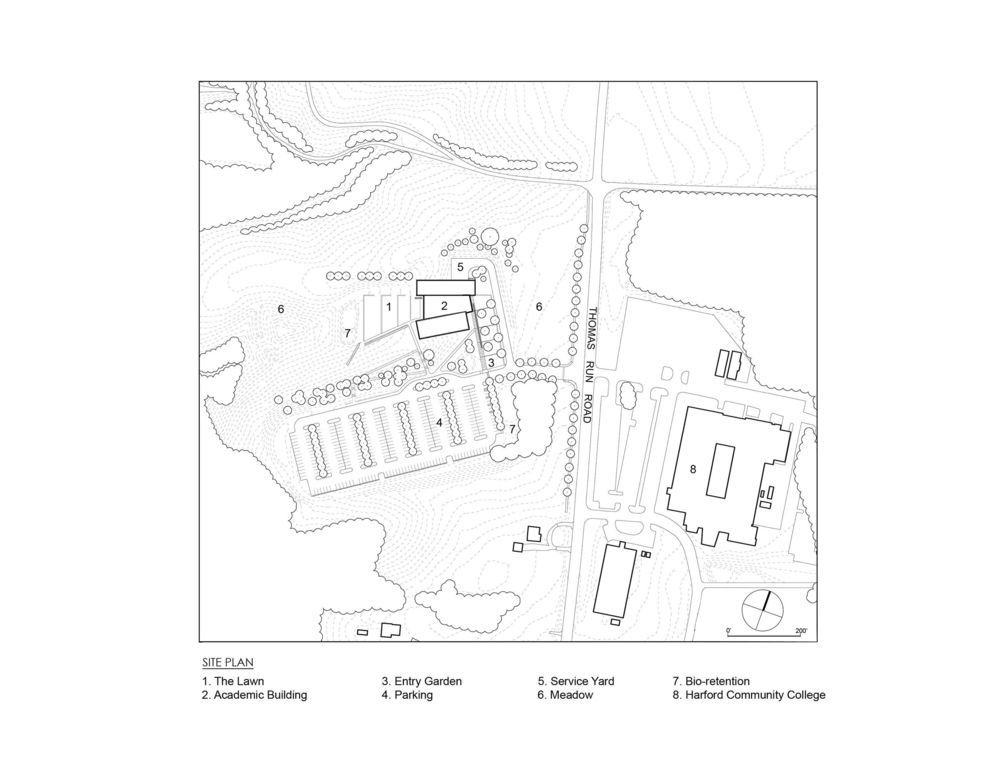 融入自然的课堂 | Towson 大学学术中心