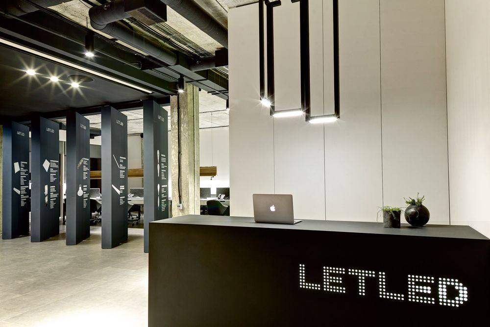 LETLED 公司办公室设计 | 色彩分区呈现品牌理念
