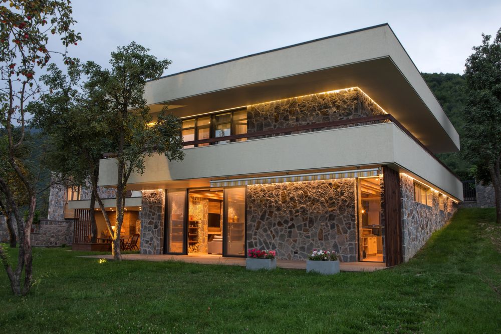 Rafael Agafonov丨别墅建筑丨Summer house in Dilijan