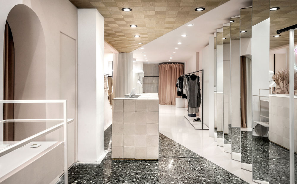4tailors boutique | 精美简约的服装店设计