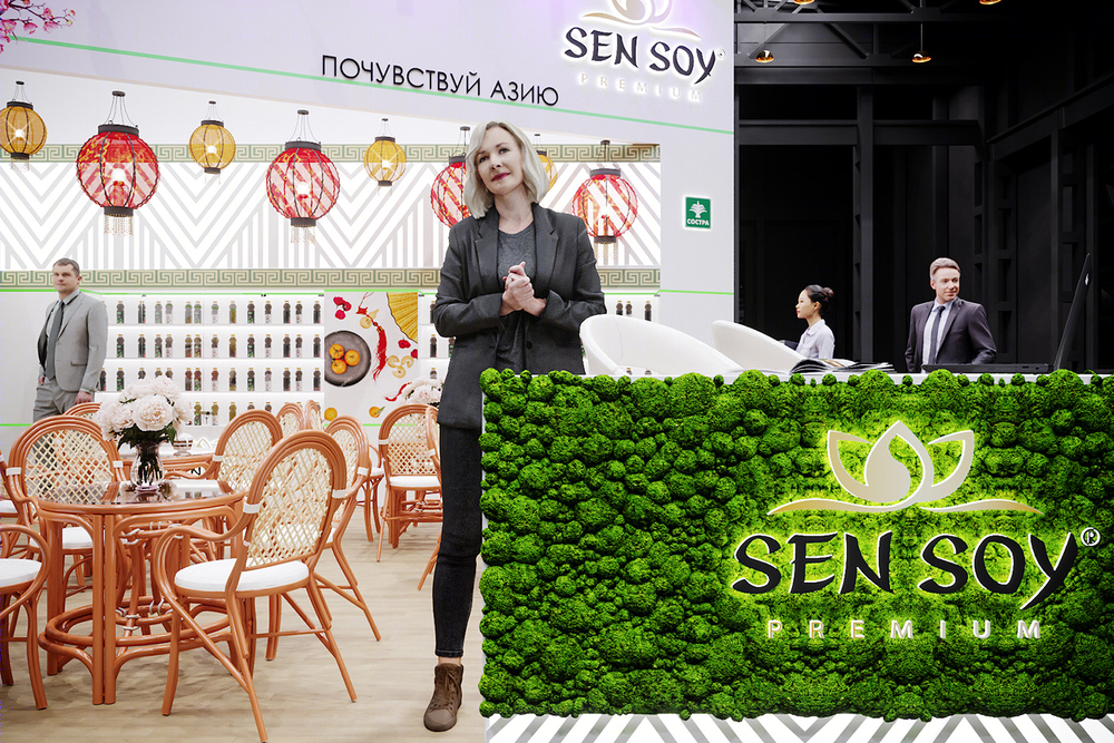 Anita Protsan丨展厅丨Exhibition stand ''Sen Soy''
