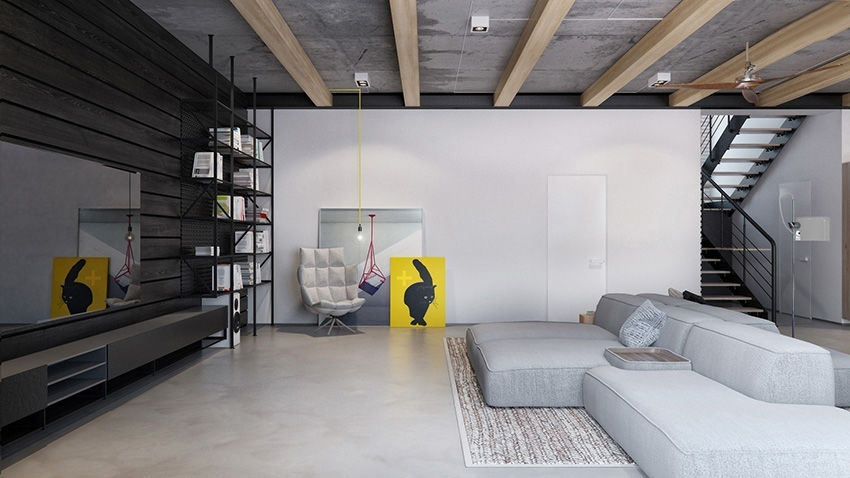 酷炫LOFT工业风别墅 | Azovskiy & Pahomova