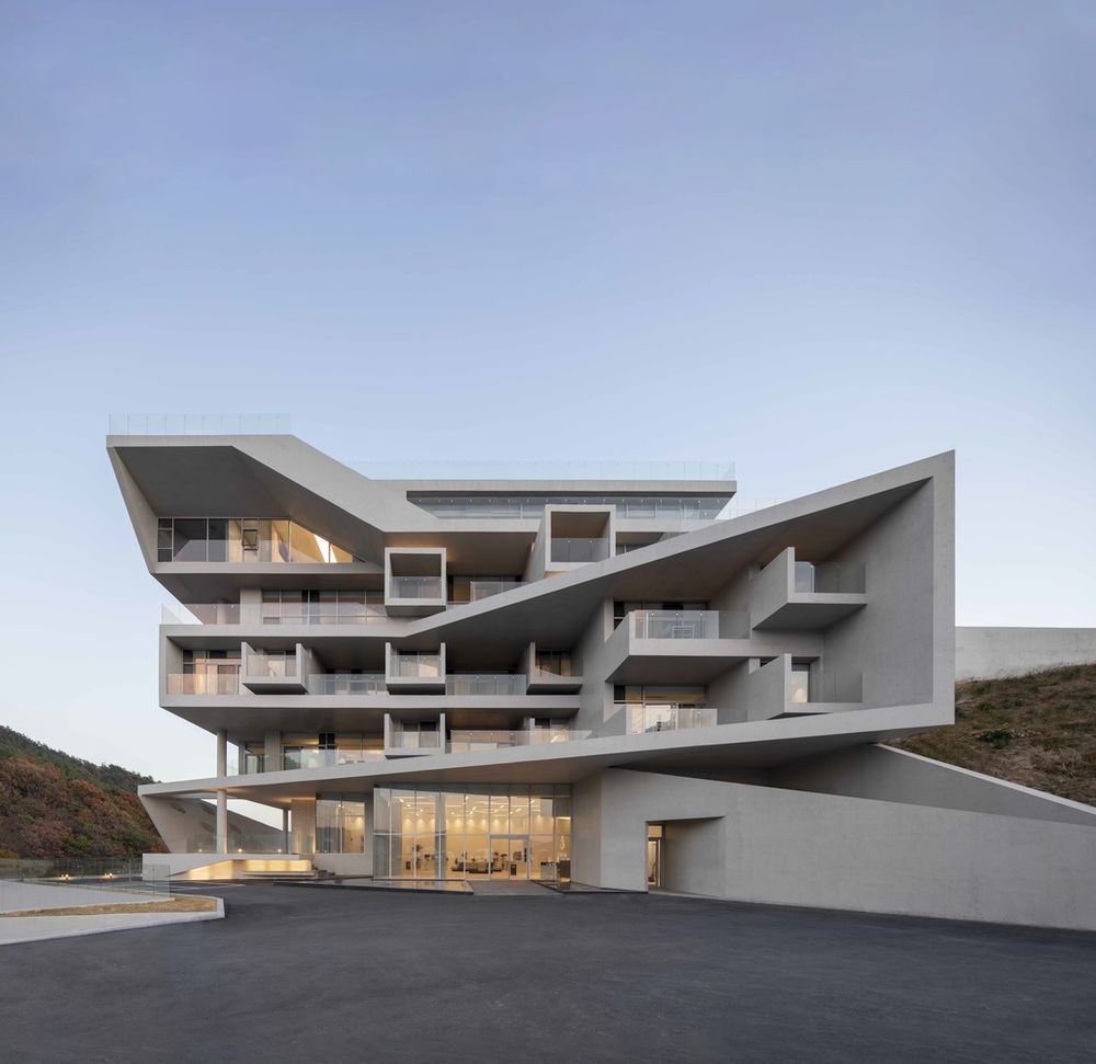Yeosu 海洋旅游目的地 FORT & PORT 建筑设计