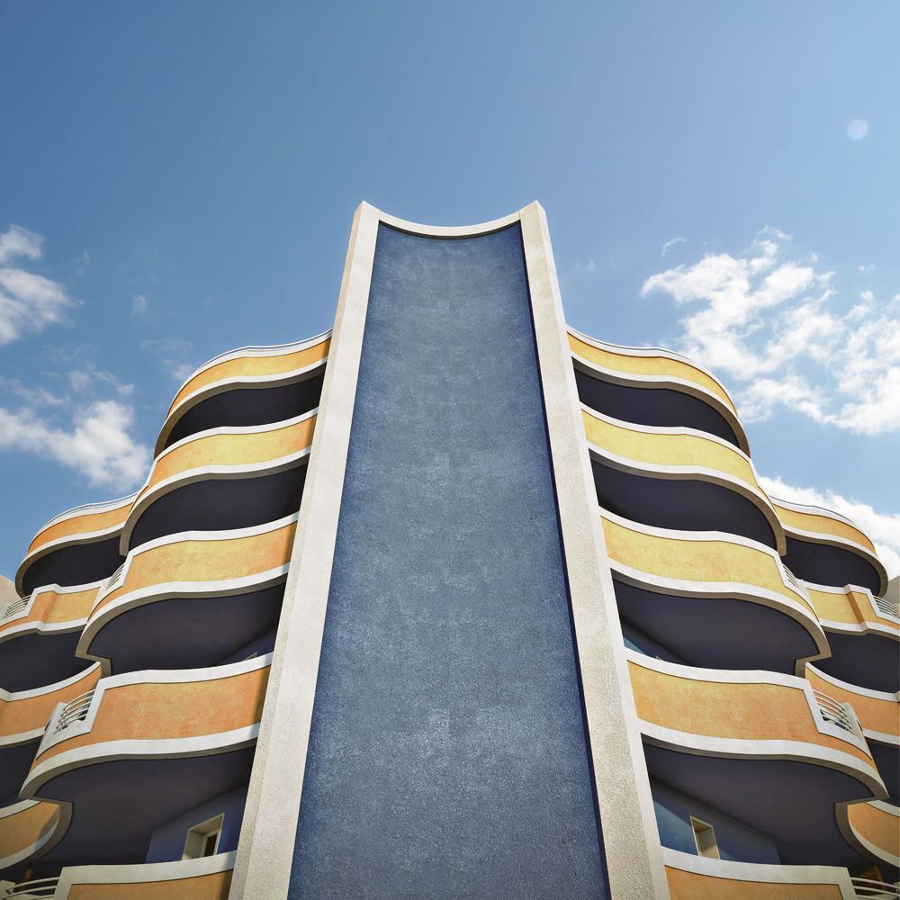 绿色环保的意大利公寓建筑——Paolo Portoghesi 的 Belvedere Le Dalie